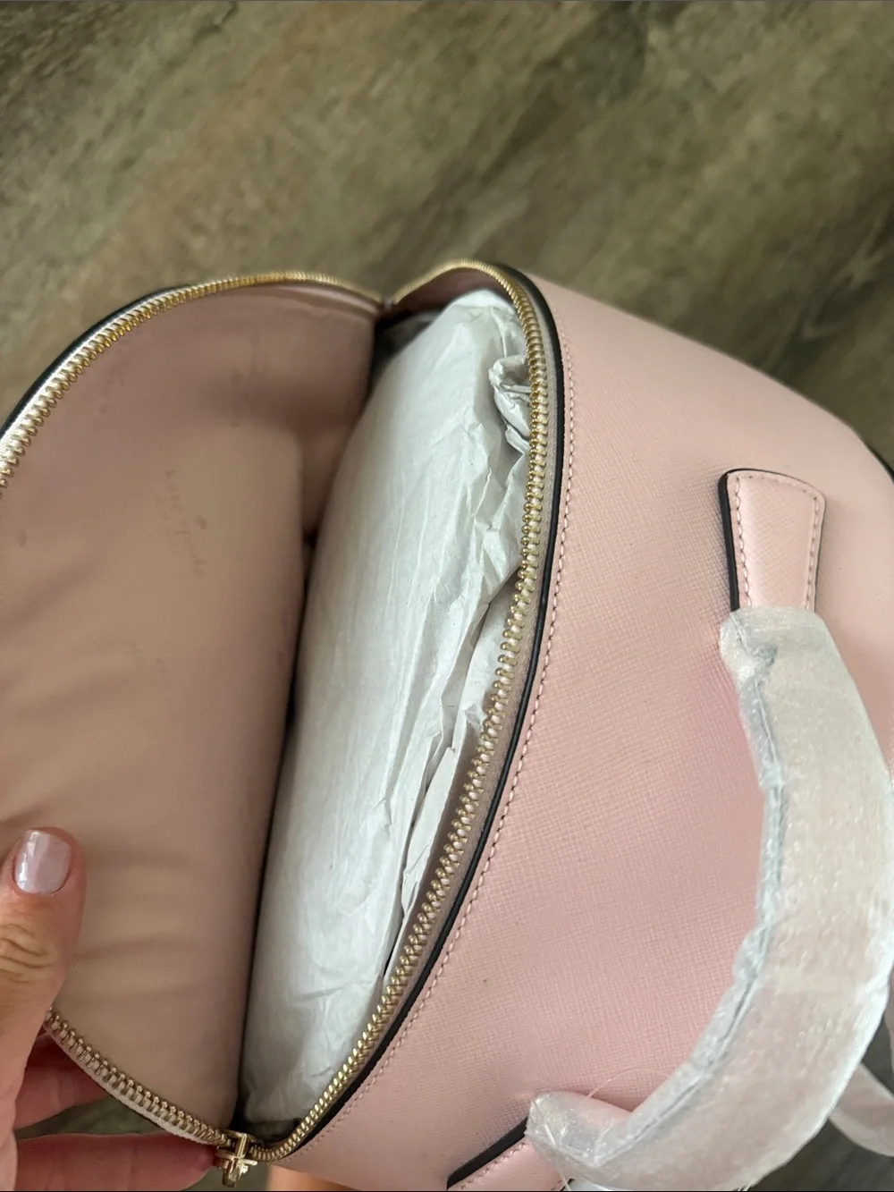 kate spade structured leather